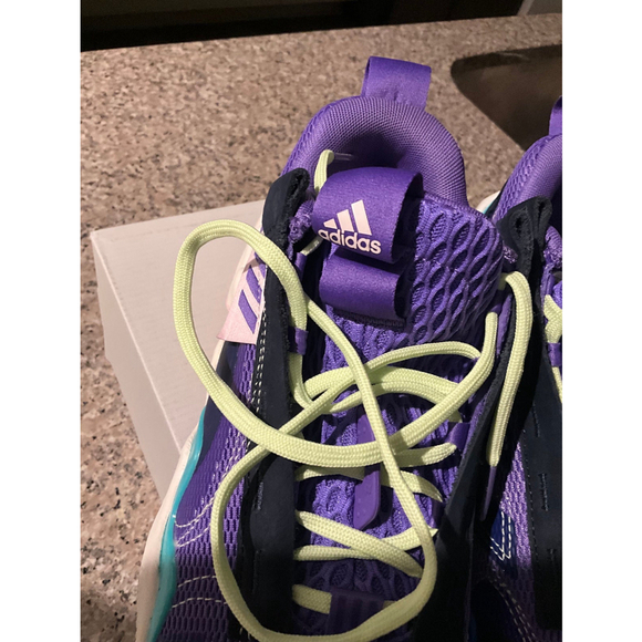 Women’s Exhibit B Active Adidas Basketball Sneakers Size 8.5 - Picture 2 of 12